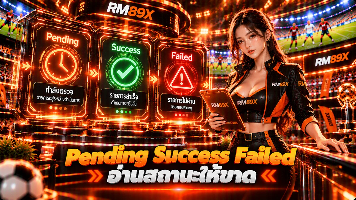 สถานะ Pending Success Failed ของ RM89x