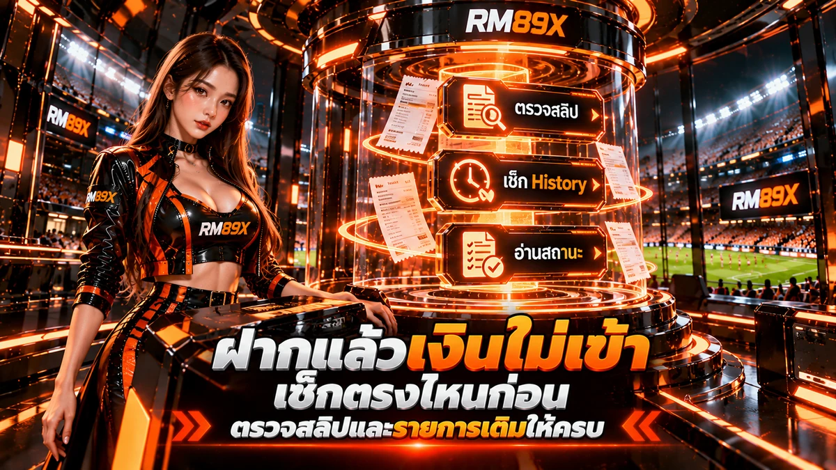 RM89x ฝากเงินแล้วเงินไม่เข้า
